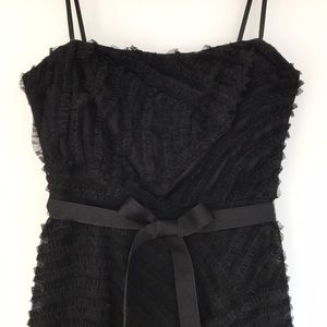 BCBG Max Azria STRAPLESS TULLE DRESS